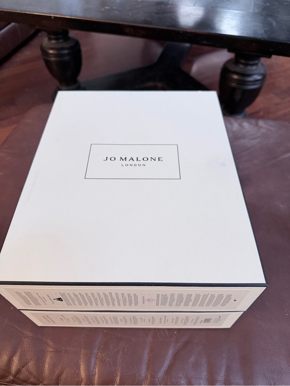 Jo Malone White and Black Branded Gift Box